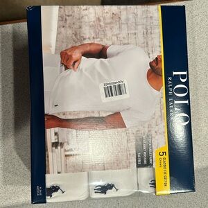 Men’s Large Ralph Lauren 5 classic fit cotton crews